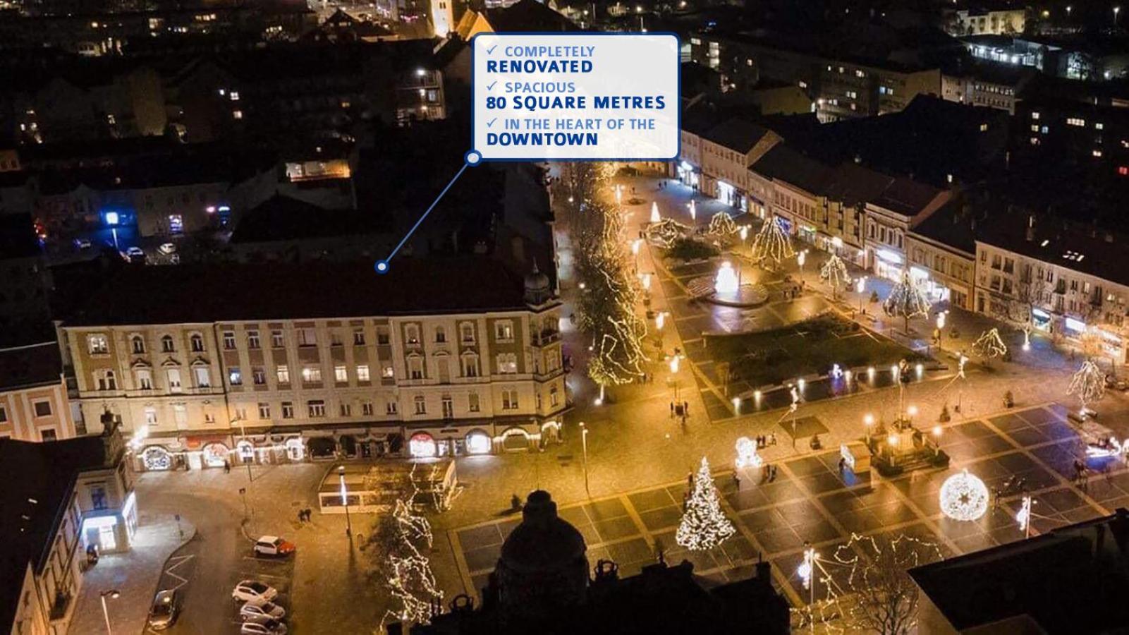 Square 16 Apartman - Absolutely Central Location With Self Check In Szombathely Ngoại thất bức ảnh